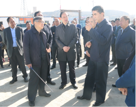 省委副書記、省長王建軍等領導一行視察海東工業園區臨空綜合經濟園